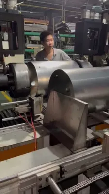 Metal Sheet Edge Rolling Machine Both Sides