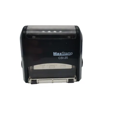 Csi-20 Self Inking Stamp with 18mm X 48mm Printing Size