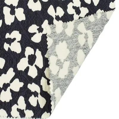 Manufacturer Woven Jacquard Printed Millennium Fabric Viscose Nylon Spandex Bengaline for Leggings and Dresses