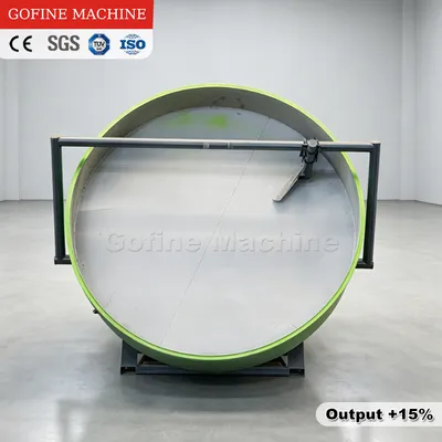 Pan Granulator (Balling Disc) for Spherical Fertilizer Granules Making