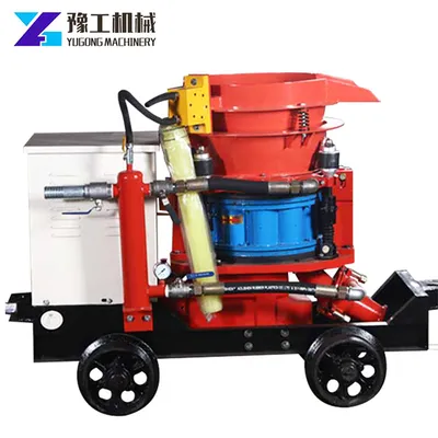 Wet and Dry Mix Explosion-Proof Shotcrete Plastering Machine