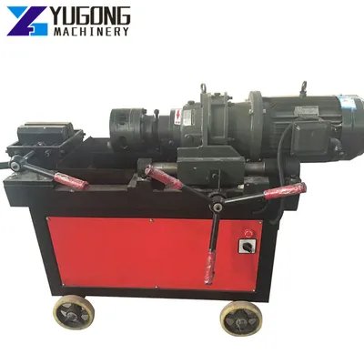 CNC Cold Forming Bolt Making Steel Bar Rib Peeling Thread Rolling Machine