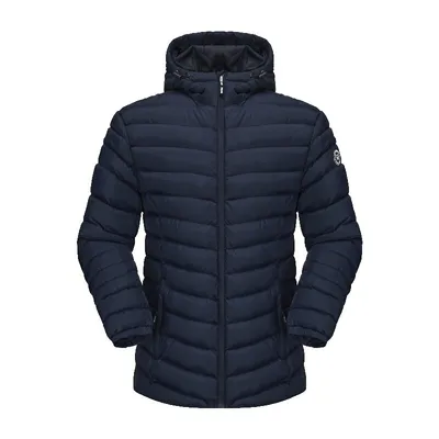 Stylish Customizable Men's Down Bubble Puffer Jacket for Outdoor Adventures