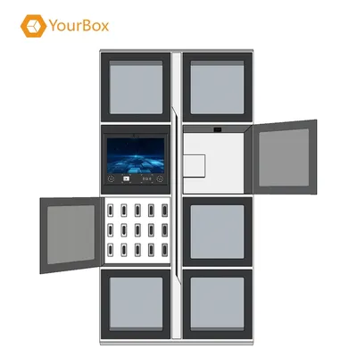 Face Recognition Password Card Swiping Fingerprint Smart Cabinet for Storing and Storing Items