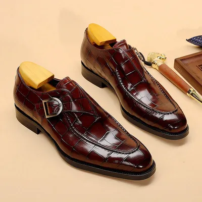 Luxury Business Oxford Leather Shoes Men Breathable Rubber Formal Dress Shoes Male Office