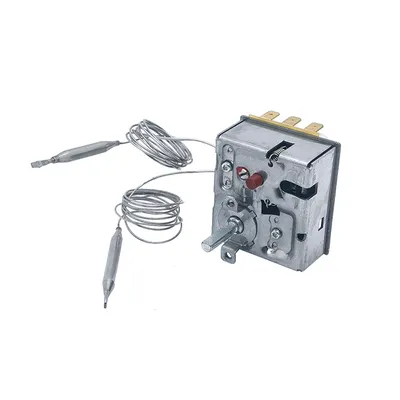 Three-Phase Dual-Control Capillary Thermostat for Electric Water Heaters and Ovens