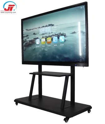 65 Inch Unfolded Multifunctional Touch Screen Interactive Whiteboard Interactive Smart Display Flat Panel Equipment for Meeting Conference Android 6.0