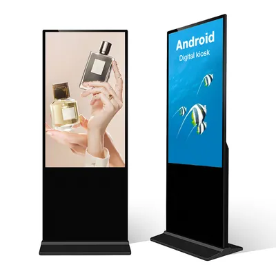 43 Inch Floor Standing Touch Screen Digital Signage Kiosk Full HD Android OS for Retail Hotel Lobby
