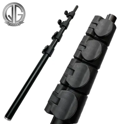 Professional Custom 10m 12m 15m Telescopic Cleaning Aluminum Pole with Flip Lock