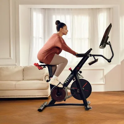 Yesoul Magnetic Indoor Cycling Bike with Large Rotating Smart Touch Screen