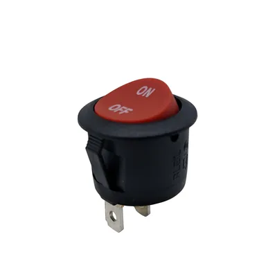 Universal-Design Rocker Switch Spst on-off Non-Illuminated Round Maintain Rocker Switch