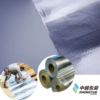 Aluminum Faced Foil Woven Coated Fabric 3bf7-18