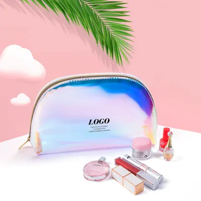 Woman Laser Dazzle TPU Travel Toiletry and Cosmetic Bag