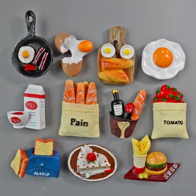 Wholesale High Quality Souvenirs Arts-Crafts Custom Embossed Soft PVC 3D Resin Fridge Magnet