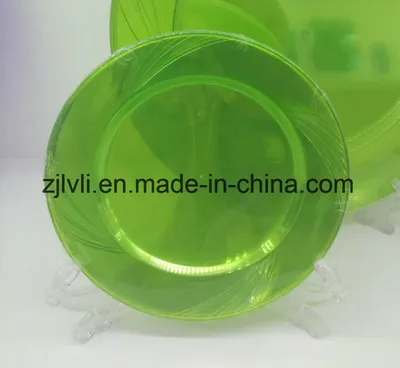 Plastic Plate, Disposable, Tableware, Tray, Dish, SGS, Pb-04