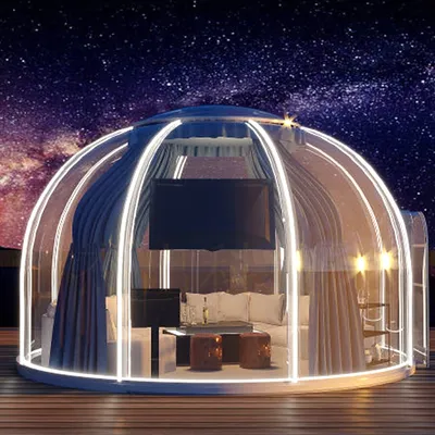 3.5m Rotomolding Plastic Dome Mobile Detachable House Mobile Home