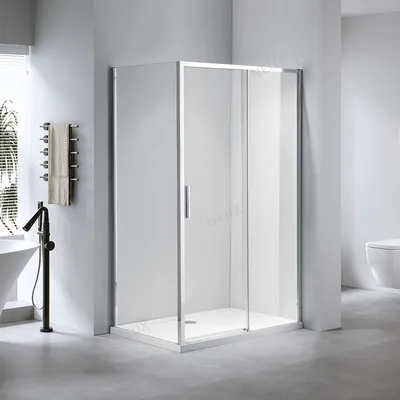 Wholesale Price Sliding Door Rectangle Customized Glass Shower Enclosure