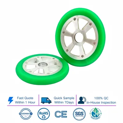 Customizable Aluminum Core PU Coated Wheel for Agv Agv Wheel