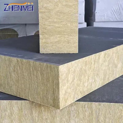 Easy Installation Roof Fire Resistance High Quality Composite Rock Wool Board