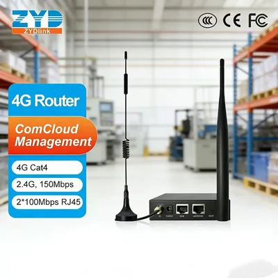 High Stability 4G Router Builds Secure Network for PLC Communication and Industrial Control