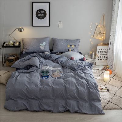 Sets Coral Velvet Bedding with Pillow and Quilt Cover with Picture of Cactus