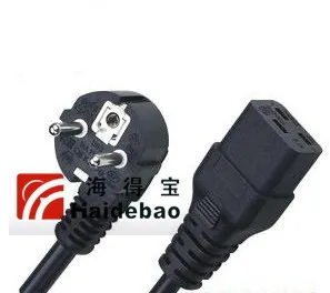 European Power Cord with C19 Connector (HDB-03/HT4)