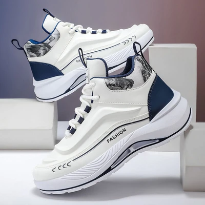 Youthful Trendy Platform Sneakers for Leisure Sports and Casual Wear