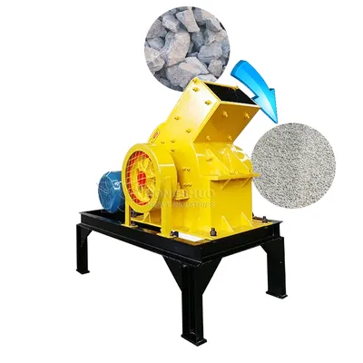 Double Rotor Rock Stone Rusher Machine Aggregate Granite Limestone Gravel Hammer Crusher