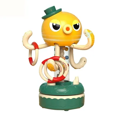 Educational Plastic Night Light Kids Ring Toss Toy