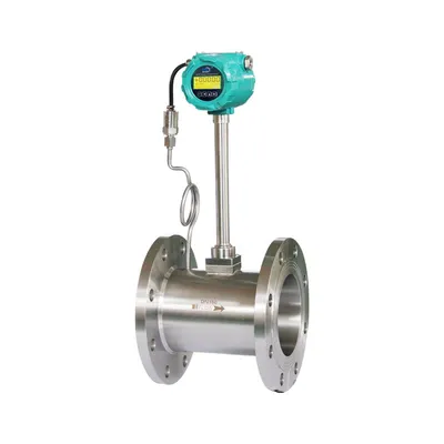 Manufacturer OEM Stainless Steel Material High-Temperature and High-Pressure Intelligent LCD Vortex Flowmeter