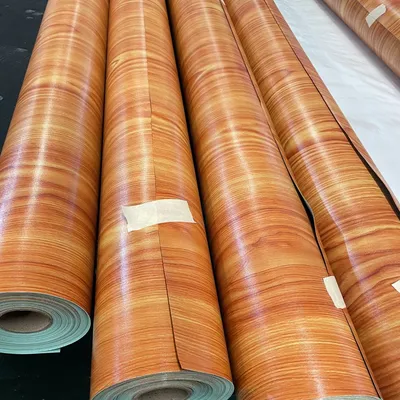 Factory Vinyl Floor Rolls 0.9mm 1.0mm Thick PVC Plastic Wood Grain Floor Cheap Linoleum Flooring Rolls with Sponge Backing