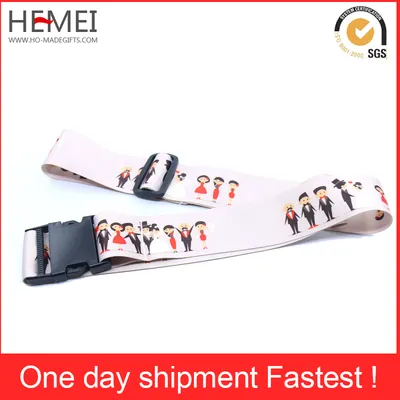 Custom Woven Polyester Travel Luggage Strap Belt