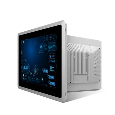 Full Sealed Aluminum Fanless Design X86 4G 128g RS232 10.4 12.1 15 Inch Touch Screen All in One Industrial PC