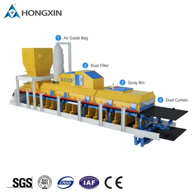 Conveyor Material Confinement & Dust Reduction Conveyor Dust Suppression System