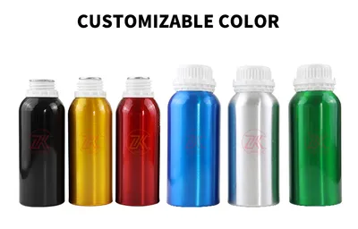 100ml Matte White Aluminum Bottle for Essential Oils with PP Tamper Evident Screw Cap