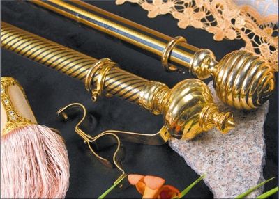 The Plated Gold Iron Curtain Rod (YK--035)