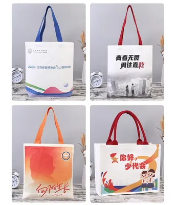 Customised Handbag Canvas Bag with Logo for Advertising