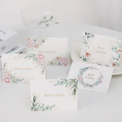 Blessing Bouquet Gilded Greeting Card