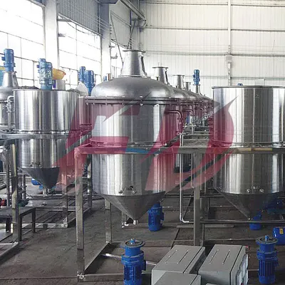 Stainless Steel Vegetable Oil Refining Machine Fude Mechanical Oil Refining Equipment