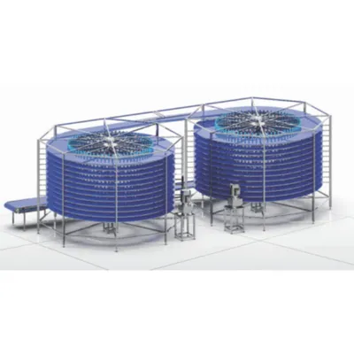 High Efficiency OEM Custom Automatic China Spiral Freezer for Fish