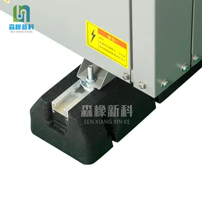 Rubber Foot with Aluminium Channel Recess for Cable Tray, AC Heat Pump Support