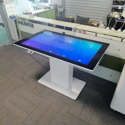 55 Inch Android Touch Table for Restaurant Featuring Intelligent Ordering Supports Gaming