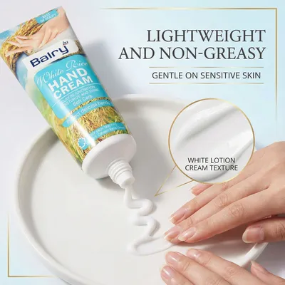 Luxurious Rice Extract Hand Lotion for Deep Hydration