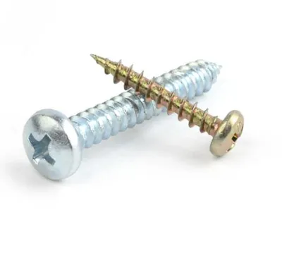 Full Thread Cross Recessed DIN 7981 Pan Head Self Tapping Screws ISO7049 En-