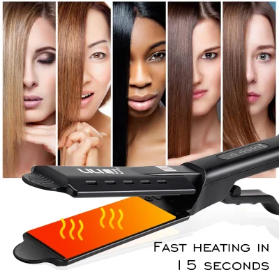 Beauty Salon Dry Wet Dual Purpose Professional Fast Steam Straightener Hair Salon Special Ceramic Straightener Flat Iron