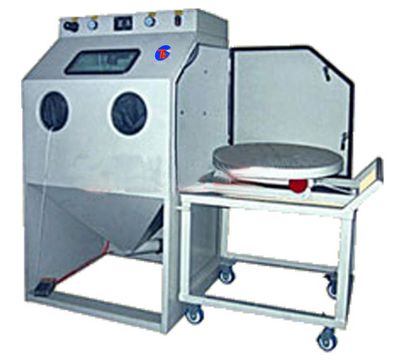 Cart-type Turntable Sand Blasting Machine (TB-9080FTA)