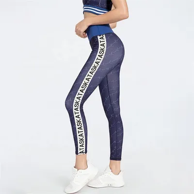 Best Selling Printed Clothes Sports Joggers Training Gym Wear for Women Leggings Custom Pants Slim Fit Athletic Apparel