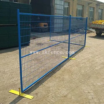 Canada Hot Sale Welded PVC Coated Removable Temporary Mesh Fences