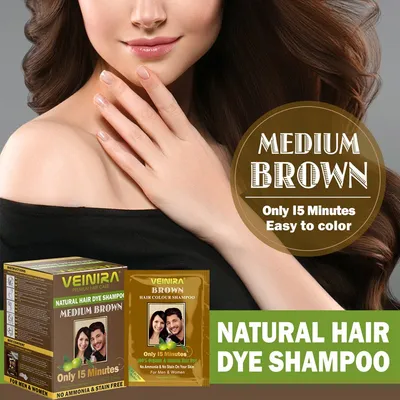 Veinira Tintes Para EL Cabello Top Sale Hair Dye Plant Base Hair Color Shampoo