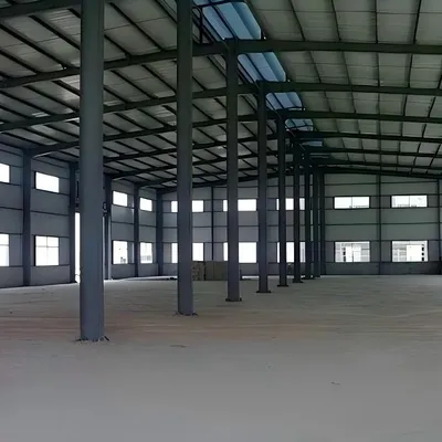Prefabricated Steel Structure Workshop Custom Size Warehouse